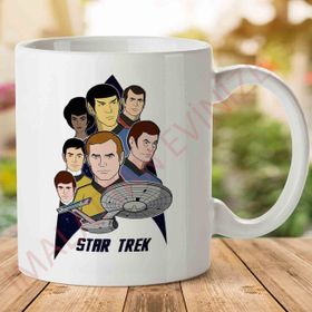 Star Trek the Animated Series Captain Kirk Spok Baskılı Kupa