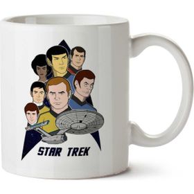 Star Trek the Animated Series Captain Kirk Spok Baskılı Kupa