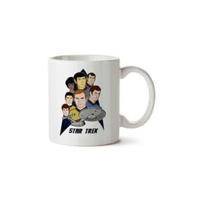 Star Trek the Animated Series Captain Kirk Spok Baskılı Kupa