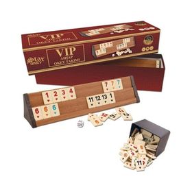 Star Vip Ahşap Okey Takımı 12 Yaş Üstü 4 Kişilik Kutu Oyunu