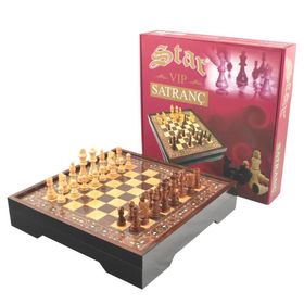 Star Vip Ceviz Büyük Boy Satranç