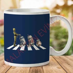 Star Wars Beatles Abbey Road Droids Mark Iı Baskılı Kupa