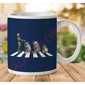 Star Wars Beatles Abbey Road Droids Mark Iı Baskılı Kupa