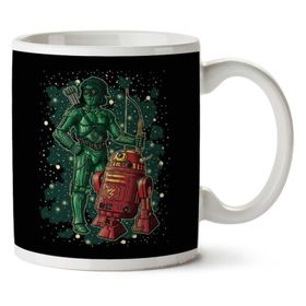 Star Wars Flash R2d2 And Green Arrow C3po Baskılı Kupa