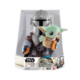 Star Wars HNT52 Mandalorian Sesli Peluş Figür