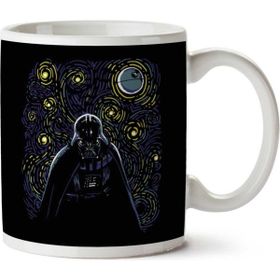 Star Wars Van Gogh Style Starry Dark Side Baskılı Kupa