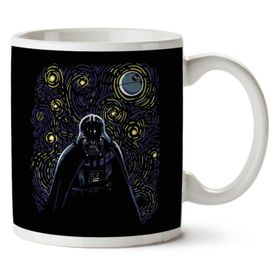 Star Wars Van Gogh Style Starry Dark Side Baskılı Kupa