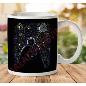 Star Wars Van Gogh Style Starry Dark Side Baskılı Kupa