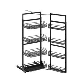 Starax 1221 125x140x45 cm Antrasit İkiz Kiler