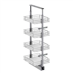 Starax 1845 50 cm 4 Sepet Frenli Krom Teleskopik Kiler