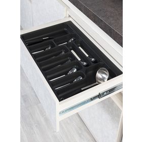 Starax 2289-A Antrasit 74x49cm Plastik Kaşıklık