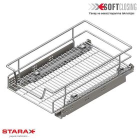Starax 2335 55 cm Bağımsız Çift Açılım Tandem Raylı Çekmece