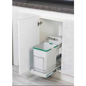 Starax 2391 Teleskopik Raylı Plastık Gövde 16+1 lt Çöp Kovası
