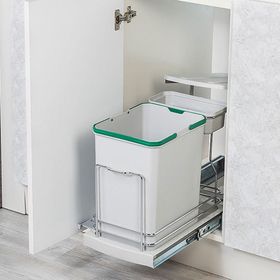 Starax 2391 Teleskopik Raylı Plastık Gövde 16+1 lt Çöp Kovası