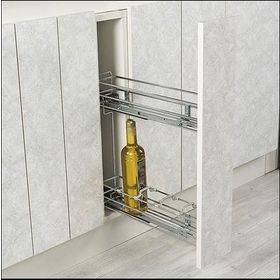 Starax 2414 Çift Açılım Tandem Sol 475 mm Tezgah Altı Şişelik