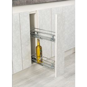 Starax 2414 Çift Açılım Tandem Sol 475 mm Tezgah Altı Şişelik