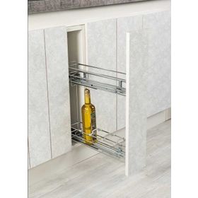 Starax 2414 Çift Açılım Tandem Sol 475 mm Tezgah Altı Şişelik