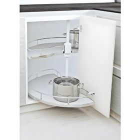 Starax 3012-C 1/2 Borulu Döner Ahsap Tablalı Sepet Takımı