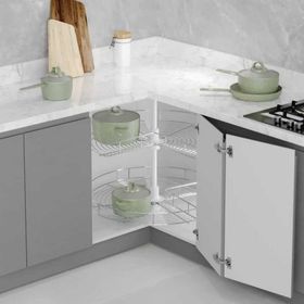 Starax 3022-C Krom 83 cm Döner Sepet Takımı