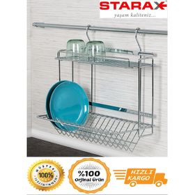 Starax 4018 Askılı Tabaklık Ve Bardaklık