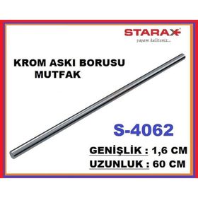 Starax 4062 60 cm Krom Mutfak Askı Borusu