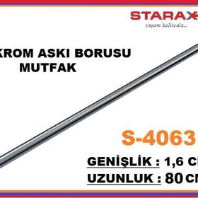 Starax 4065 120 cm Krom Mutfak Askı Borusu