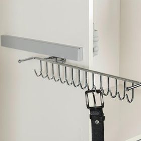 Starax 6060 Krom 120x4 mm Sol Raylı Kravatlık ve Kemerlik