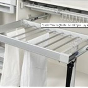 Starax 6207 Alüminyum 80 cm Pantolonluk Yan Ray