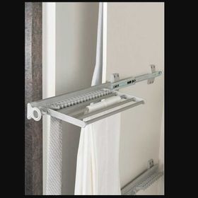 Starax 6546 Raylı Alüminyum Askılı Pantolonluk Ve Kravatlık
