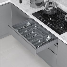Starax Gri Plastik Kaşıklık