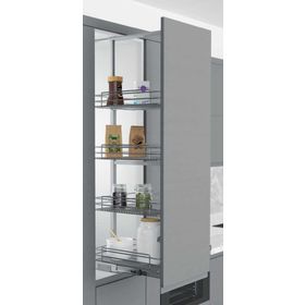 Starax S-1147-C 50 cm Tel Hasır 6 Sepetli Teleskopik Krom Kiler