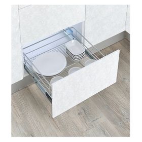 Starax S-2060-C 50 cm Kapağa Monteli Teleskopik Raylı Çekmece Sepeti