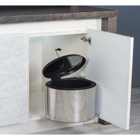 Starax S-2251-SS Tezgah Altı 10 l Paslanmaz Çelik Çöp Kovası
