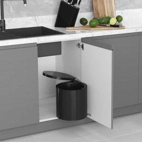 Starax S-2253-SS Otomatik Kapaklı Krom Paslanmaz Çöp Kovası