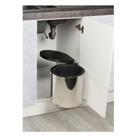 Starax S-2253-SS Otomatik Kapaklı Krom Paslanmaz Çöp Kovası