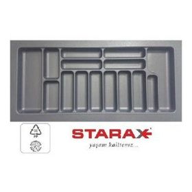 Starax S-2292 104x49 cm Çekmece İçi Plastik Kaşıklık
