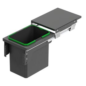 Starax S-2300-A Kapağa Monte 35 lt Antrasit 400 mm Çöp Kovası