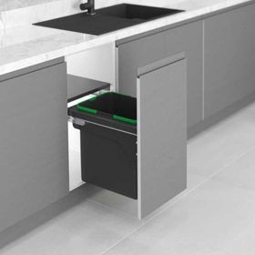 Starax S-2300-A Kapağa Monte 35 lt Antrasit 400 mm Çöp Kovası