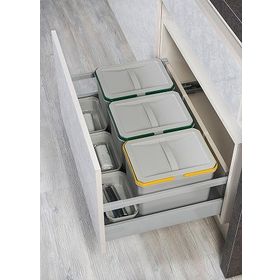 Starax S-2532-G 60 cm Manuel Çekmece İçi Çöp Kovası