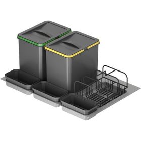 Starax S-2553-G Çekmece İçi 24+3 Litre Çöp Kovası