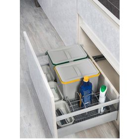 Starax S-2553-G Çekmece İçi 24+3 Litre Çöp Kovası