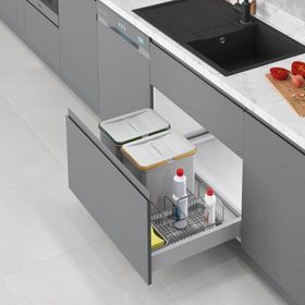 Starax S-2553-G Çekmece İçi 24+3 Litre Çöp Kovası