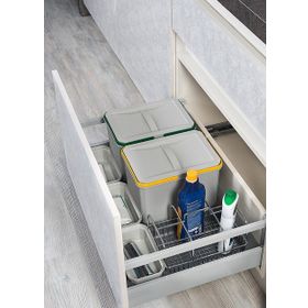 Starax S-2563-G 90'lık Manuel Çekmece İçi Çöp Kovası