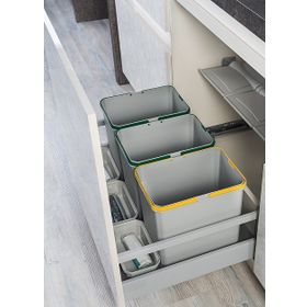 Starax S-2565-G 90'lık Otomatik Çekmece İçi Çöp Kovası