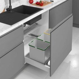 Starax S-2565-G 90'lık Otomatik Çekmece İçi Çöp Kovası
