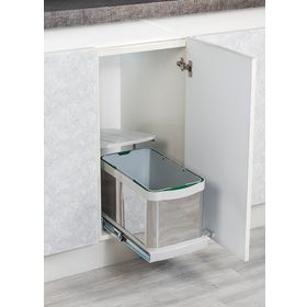 Starax S-2574-g 16 Lt Teleskopik Raylı Plastik Çöp Kovası