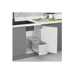 Starax S-2574-g 16 Lt Teleskopik Raylı Plastik Çöp Kovası