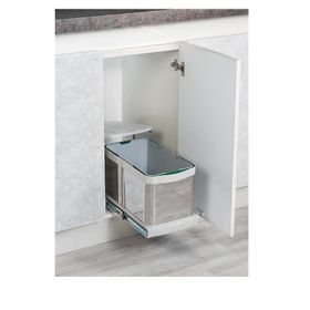 Starax S-2574-g 16 Lt Teleskopik Raylı Plastik Çöp Kovası