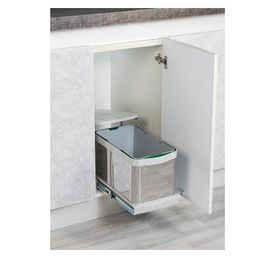 Starax S-2574-g 16 Lt Teleskopik Raylı Plastik Çöp Kovası
