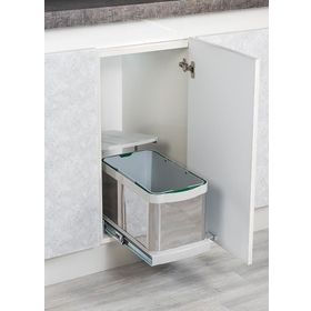 Starax S-2574-g 16 Lt Teleskopik Raylı Plastik Çöp Kovası